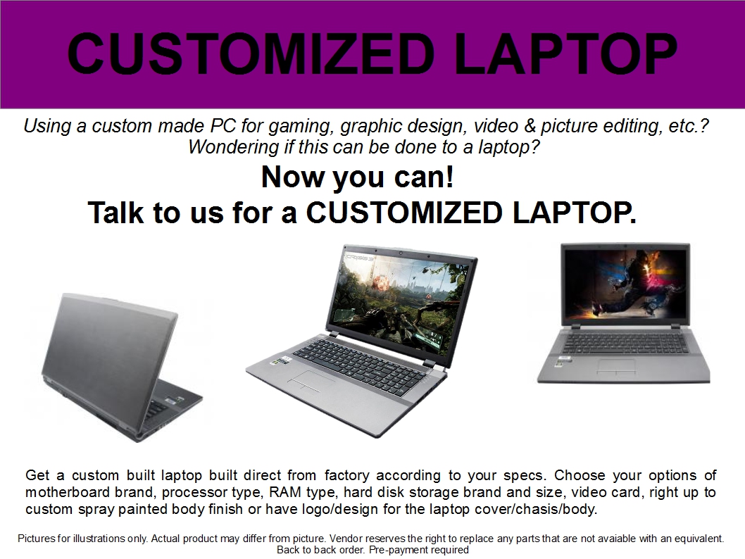 Customised laptop Rev 1