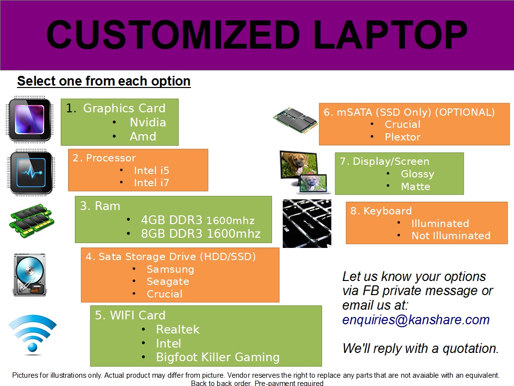 Customised laptop Rev 3
