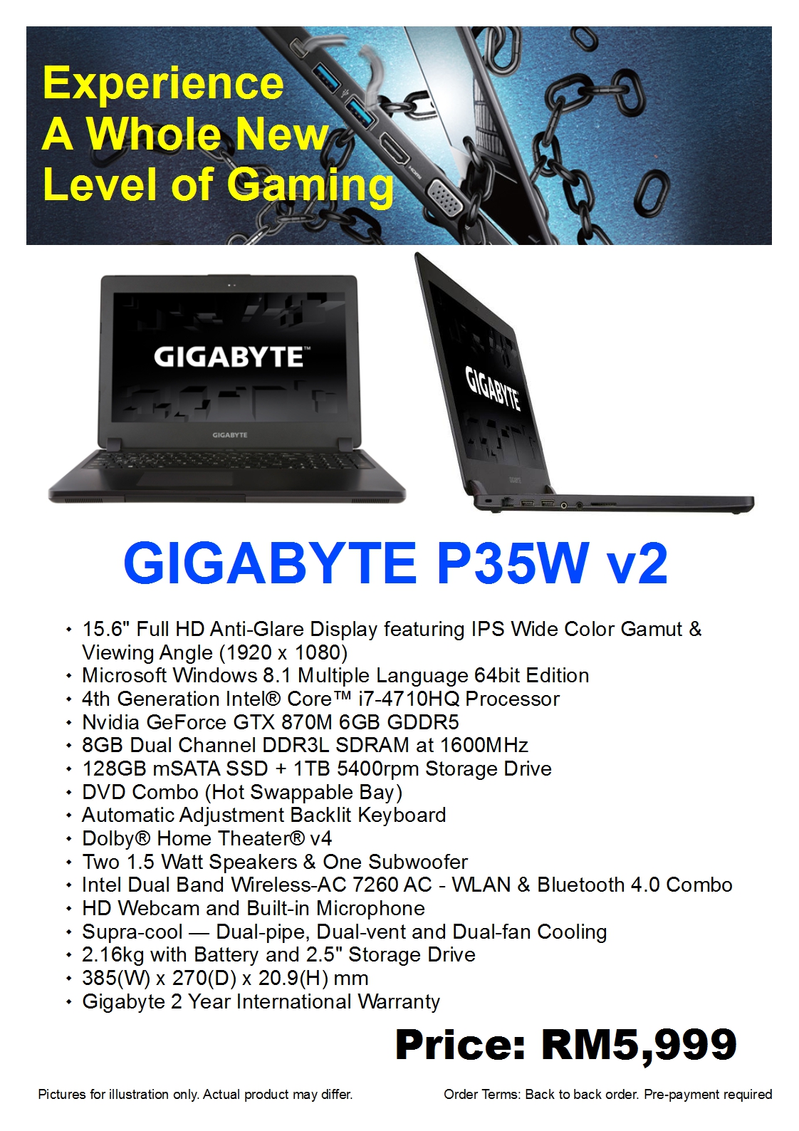 Gigabyte laptop 2
