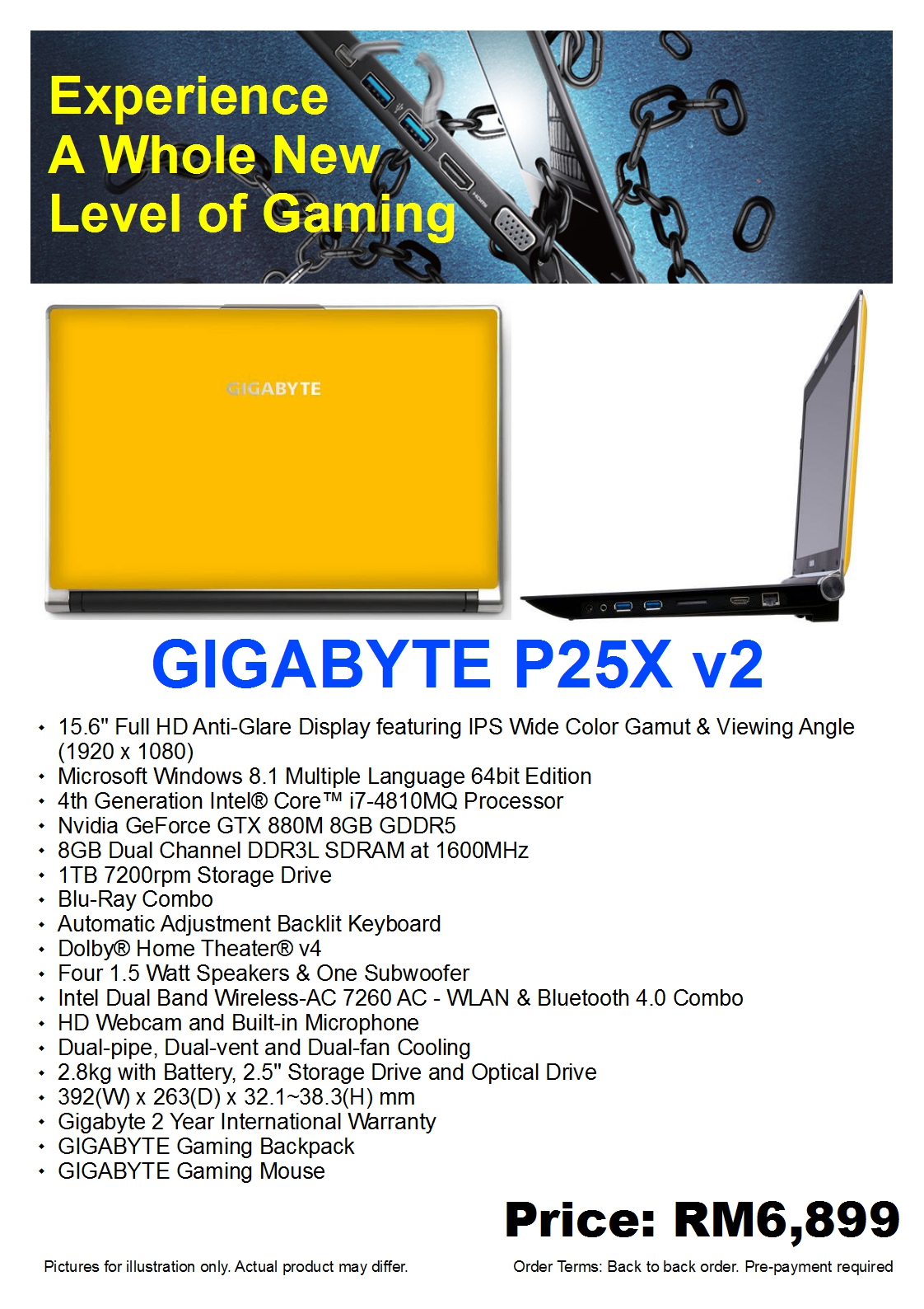 Gigabyte laptop 4