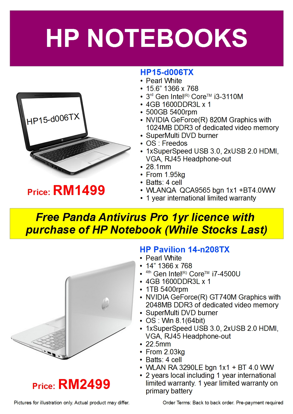 HP Notebooks 4