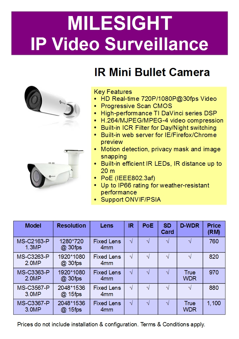 Milesight IP Cams 3