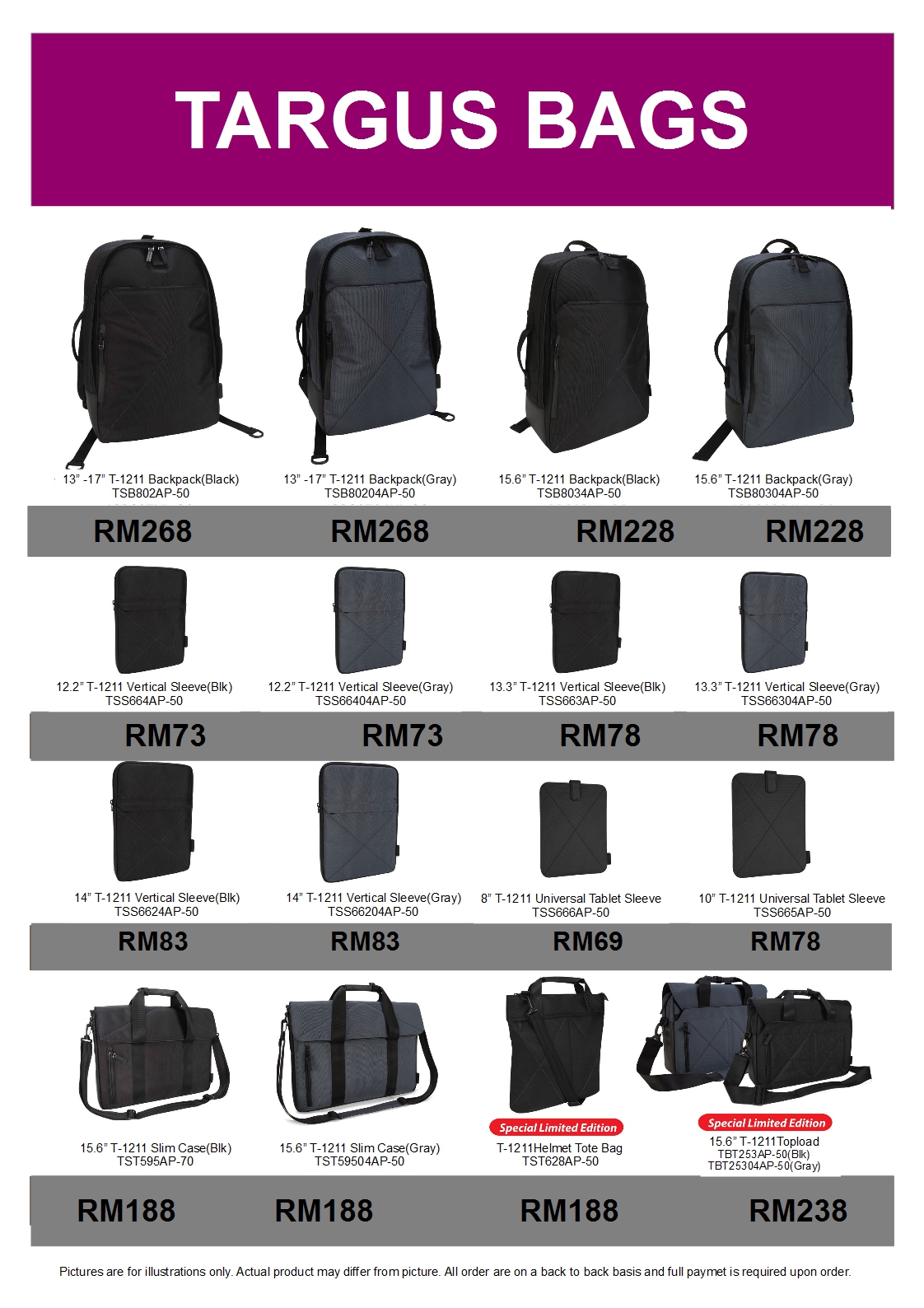 Targus Backpacks 1
