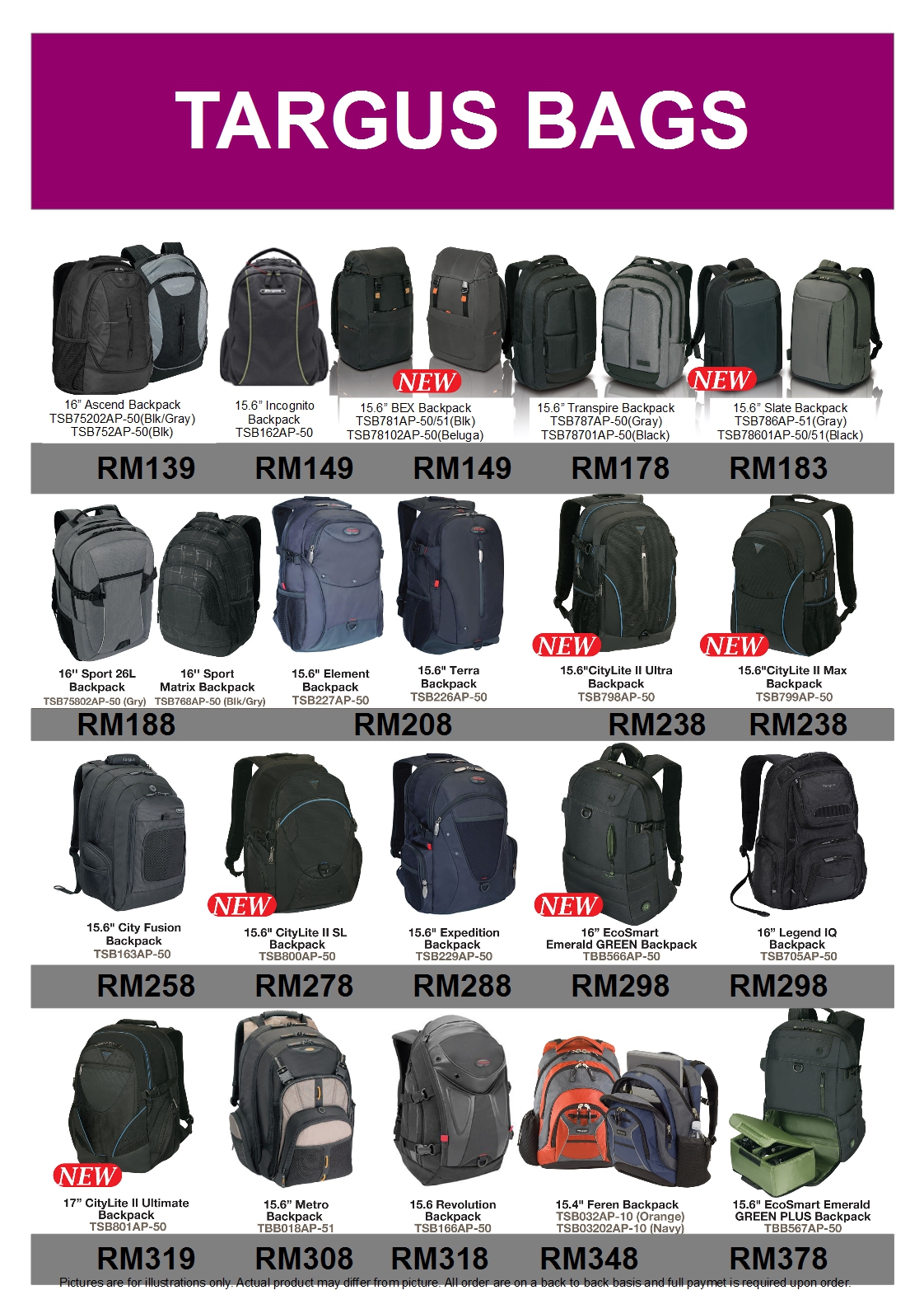 Targus Backpacks 2