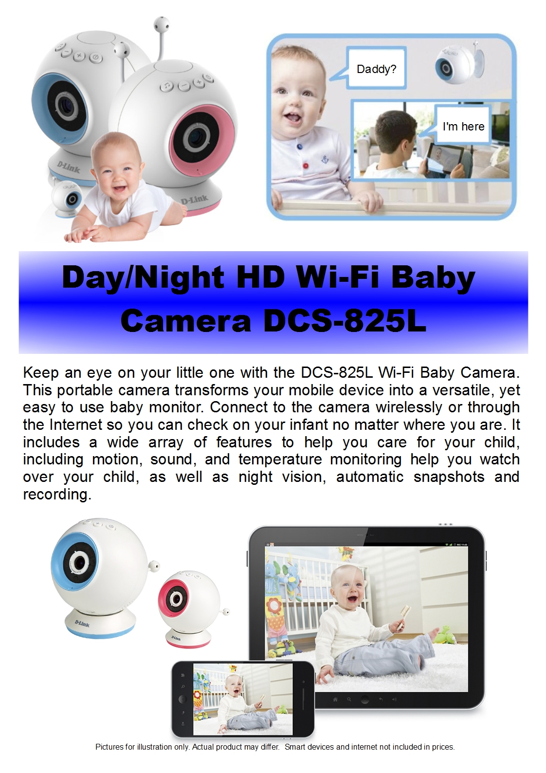 Dlink Baby Cam DCS825L_1