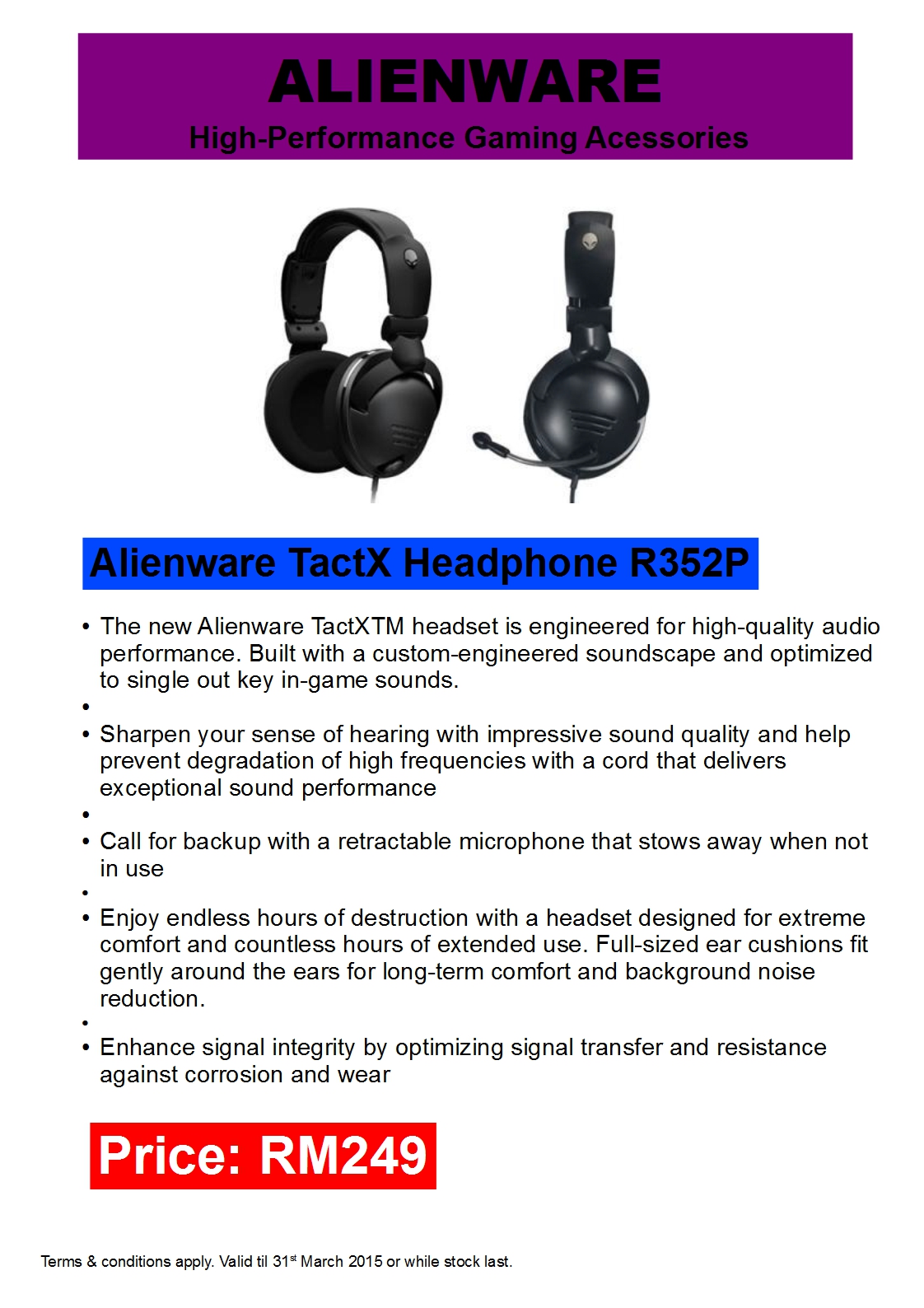 Alienware headphones