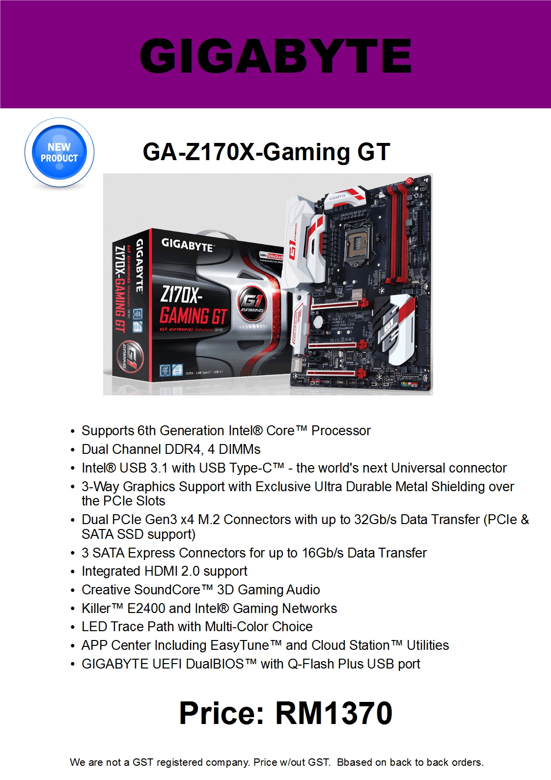 Z170X GT
