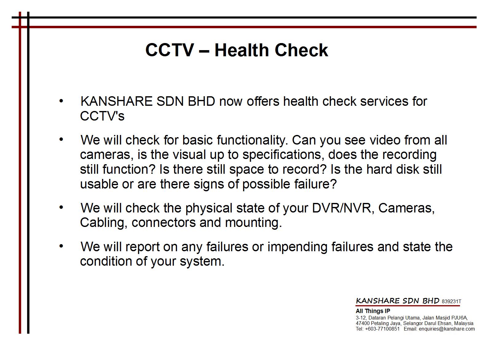 CCTV Health Check N Maintenance Package Rev 1_3