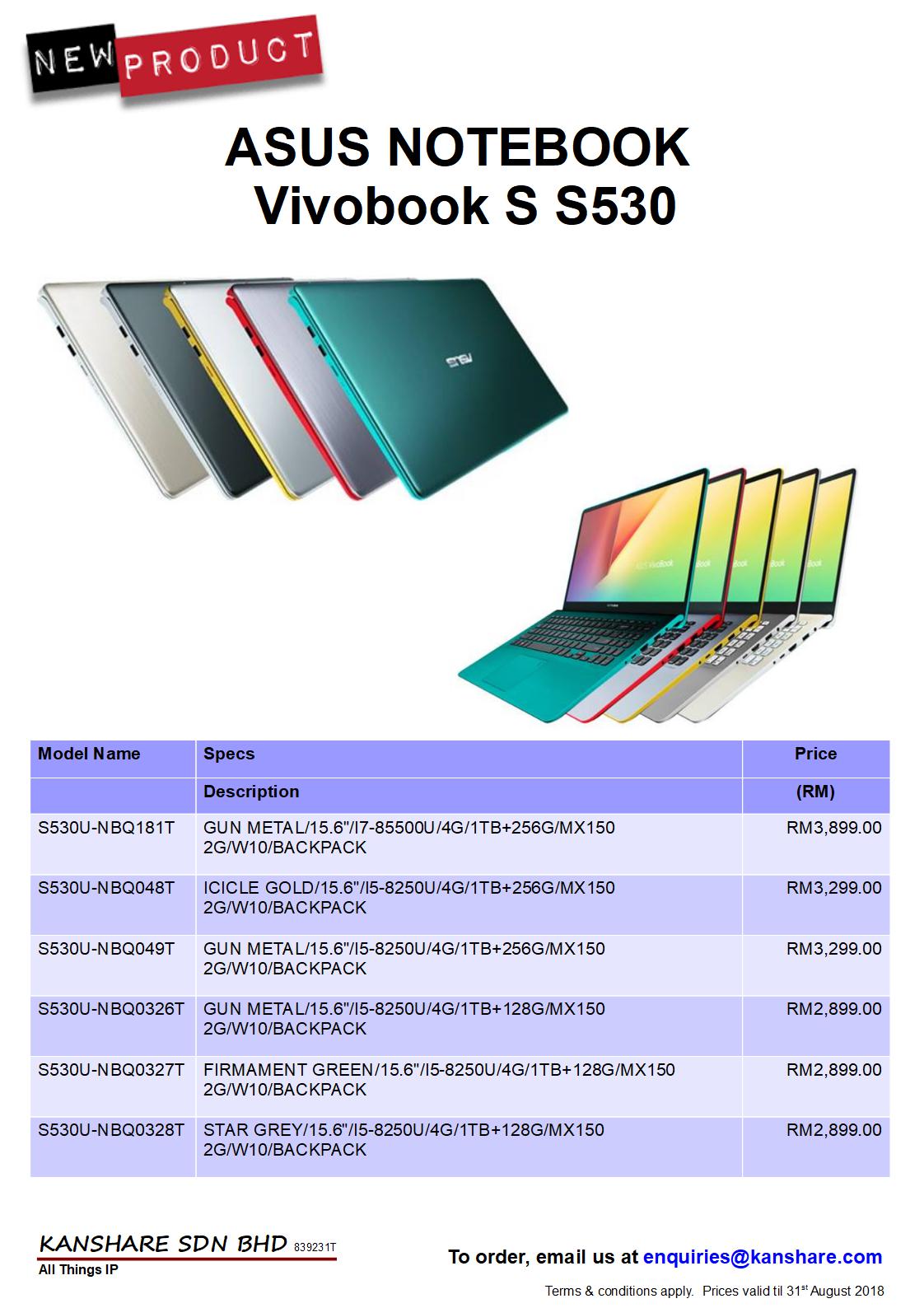 Asus Notebooks